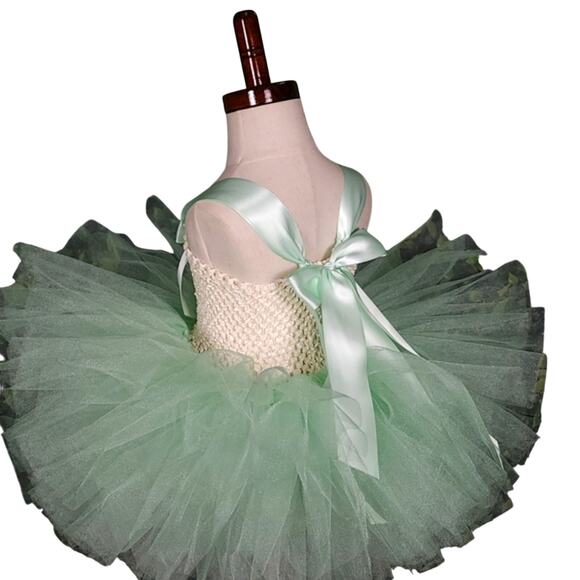 BLACK FRIDAY SALE - Tutu Dress & Headband Set, Lined, Green, Sz 18 Mos. - 3T NWT - Picture 12 of 16